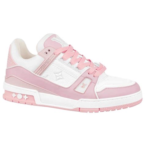 scarpe louis vuitton rosa|Louis Vuitton pink trainers.